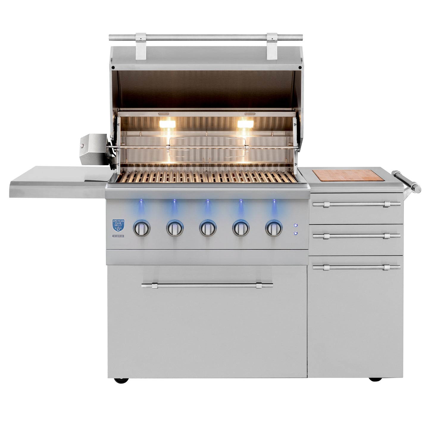 Encore - 36"Freestanding Hybrid Grill - Natural Gas