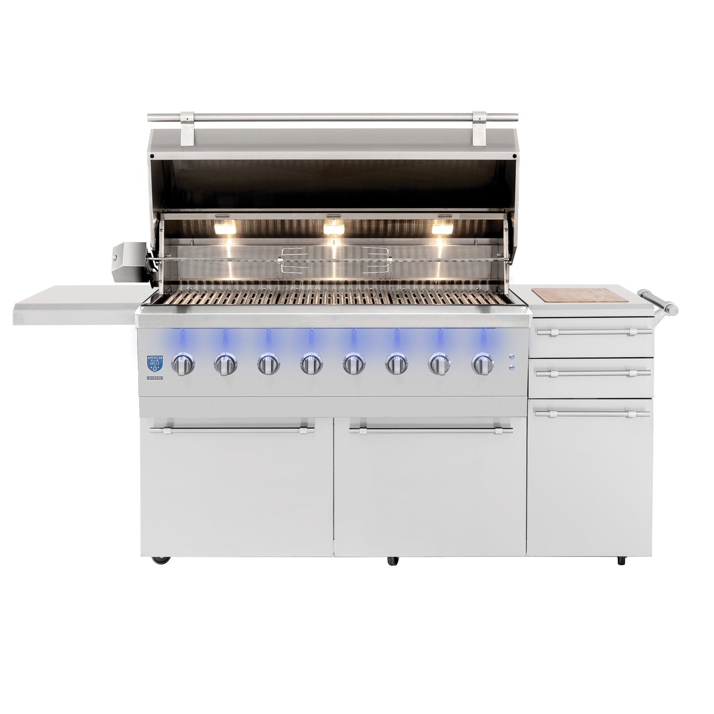Encore - 54" Built-in Hybrid Grill - Natural Gas