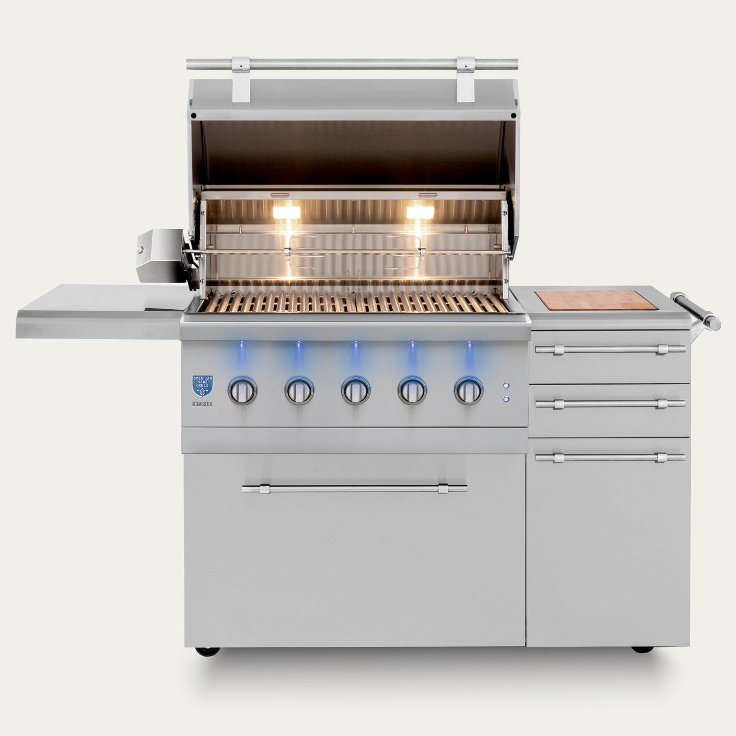 Encore - 36"Freestanding Hybrid Grill - Natural Gas