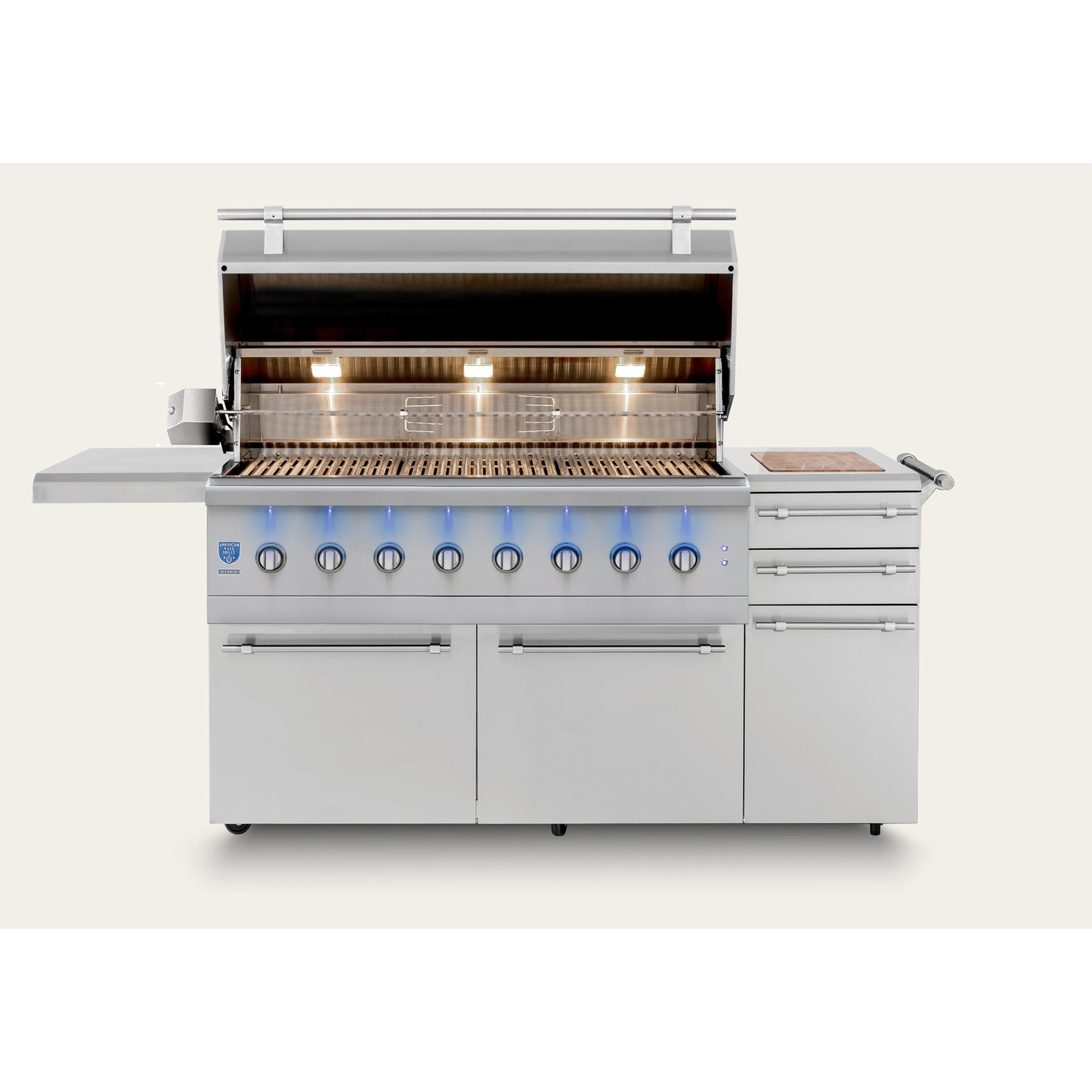Encore - 54" Built-in Hybrid Grill - Natural Gas