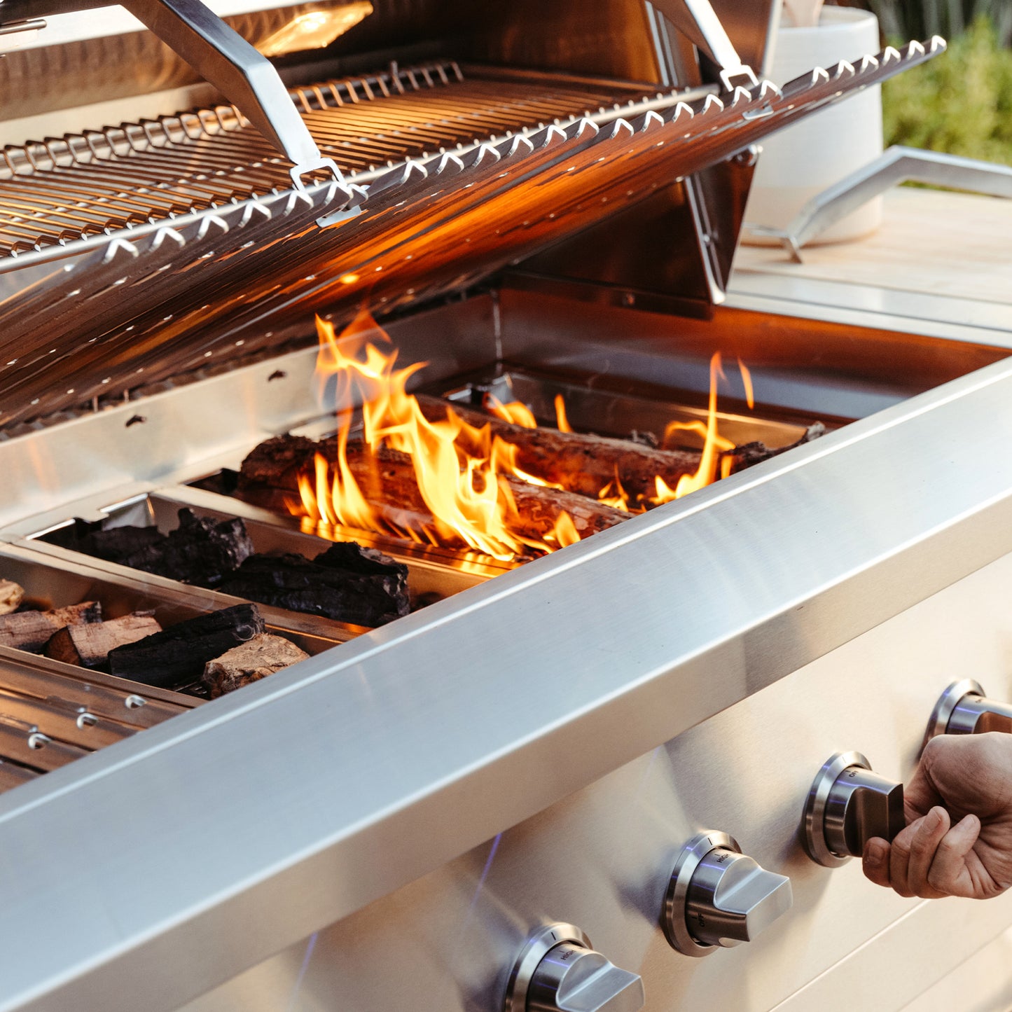 Encore - 36" Built-in Hybrid Grill - Liquid Propane