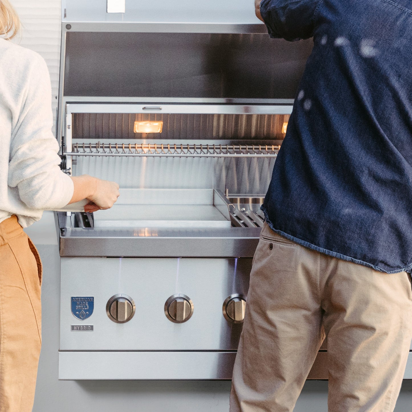 Encore - 36" Built-in Hybrid Grill - Liquid Propane