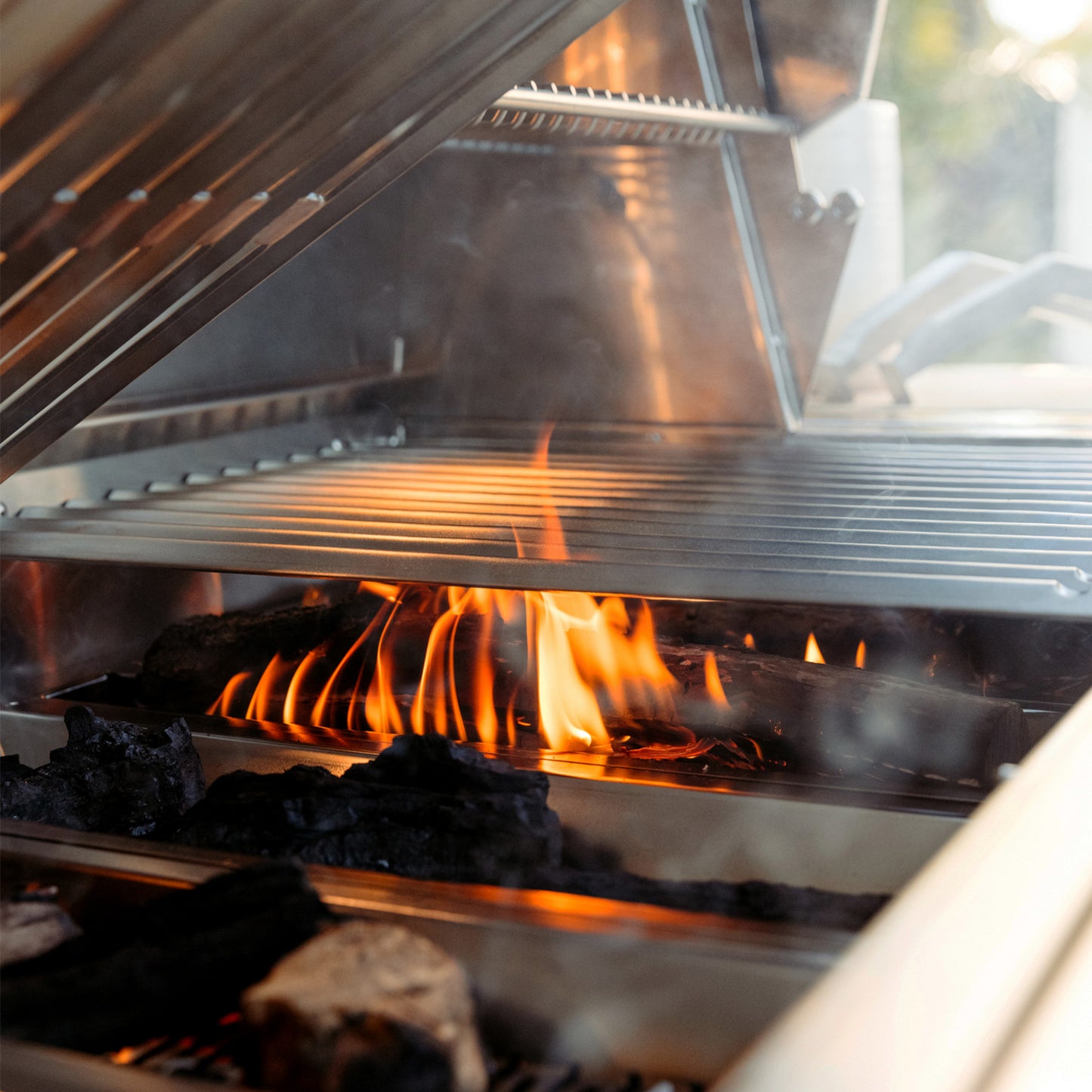Muscle - 36" Freestanding Hybrid Grill - Liquid Propane
