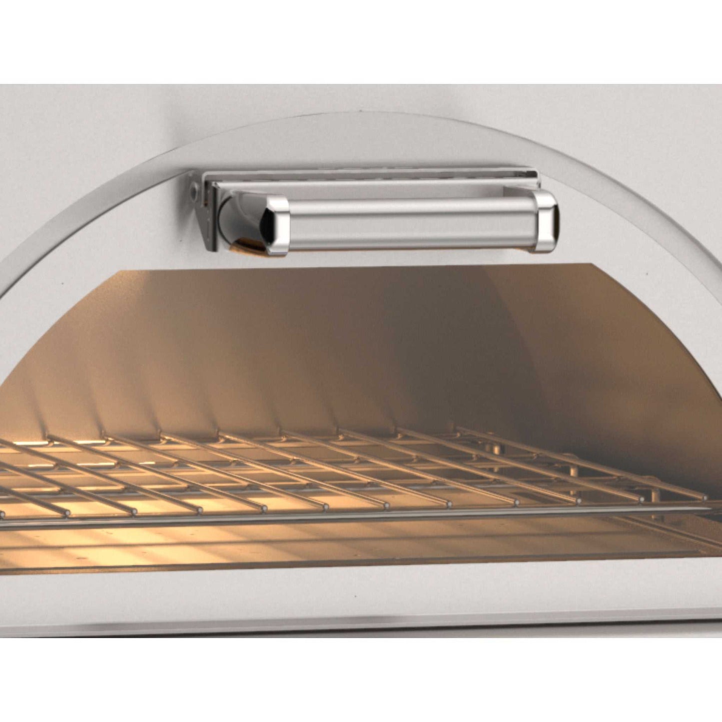 Fire Magic® Aurora Outdoor Pizza Oven stainless steel high-heat outdoor cooking station with ceramic glass window and cordierite pizza stone