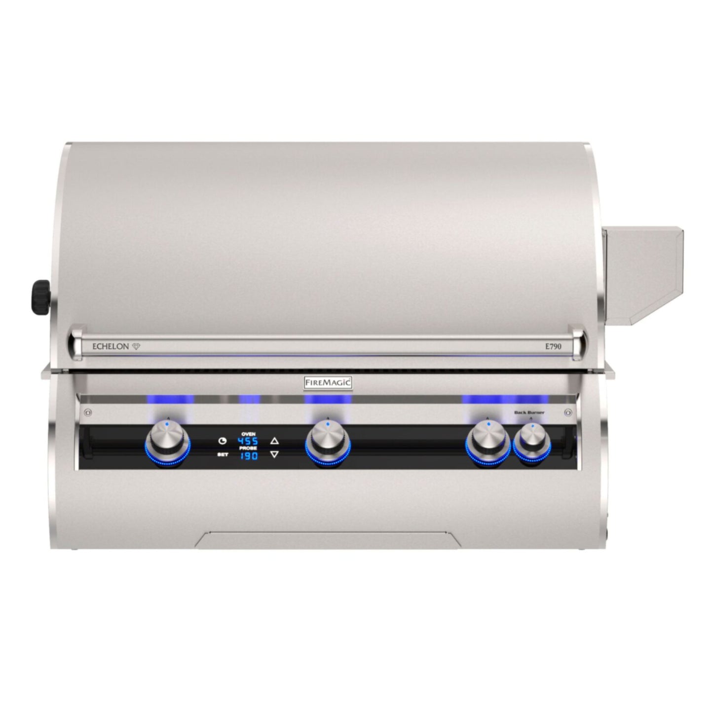 Echelon E790i 40" Built-In Grill Digital Thermometer with Infared Burner on Left side