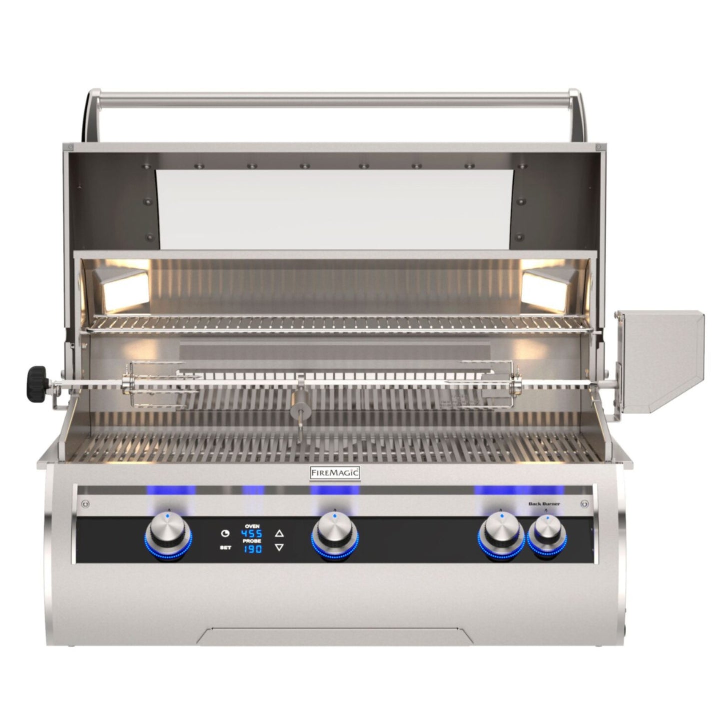 Echelon E790i 40" Built-In Grill Digital Thermometer with Infared Burner on Left side
