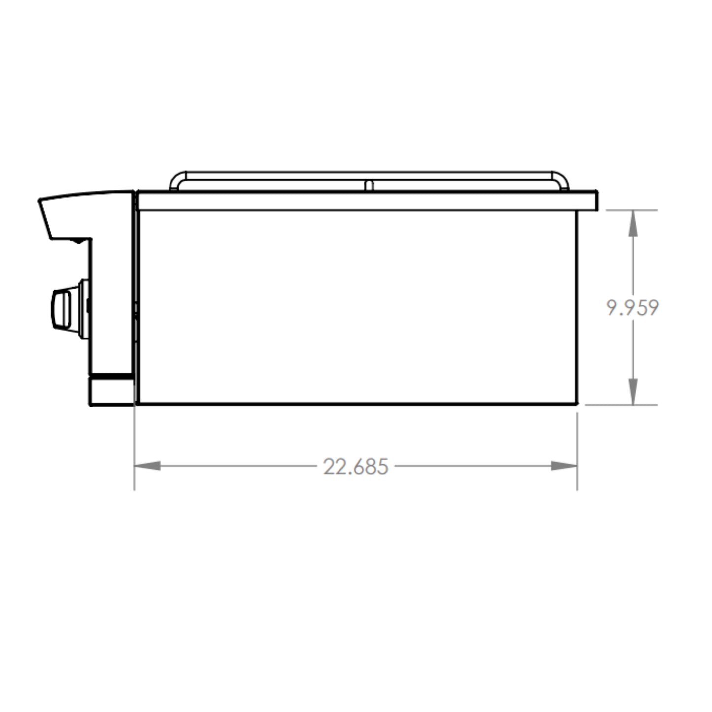 Encore Double Side Burner - Liquid Propane