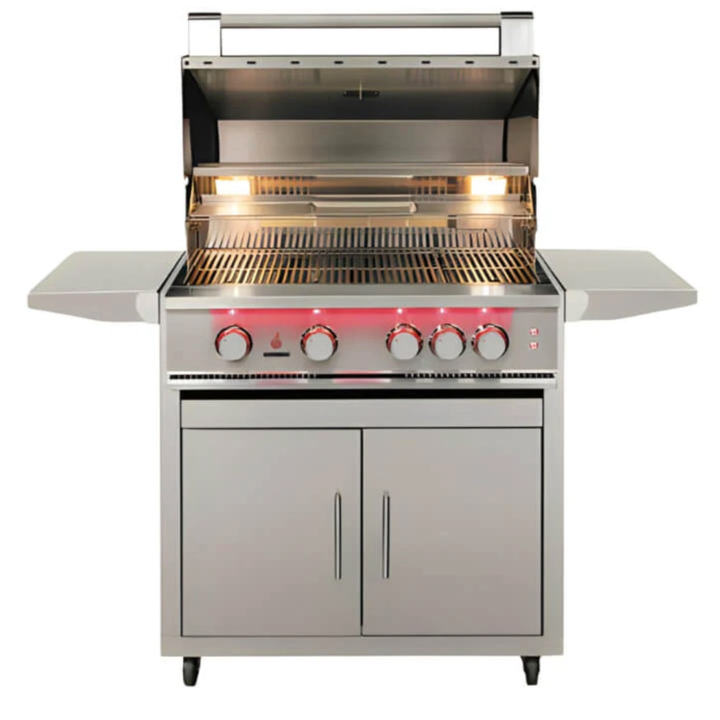 TrueFlame 32" Gas Grills (including E Series) Deluxe Cart with Fold-Down Side Shelves