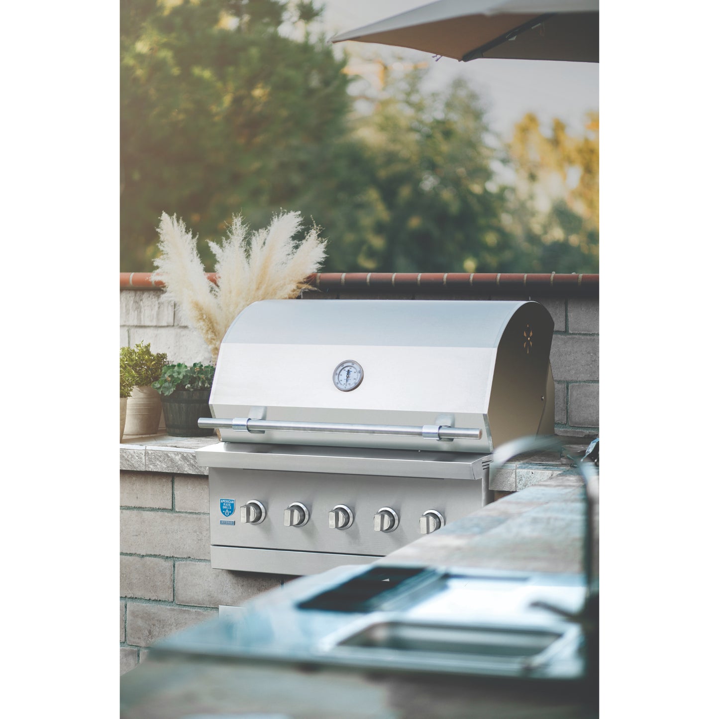 Encore - 36" Built-in Hybrid Grill - Liquid Propane
