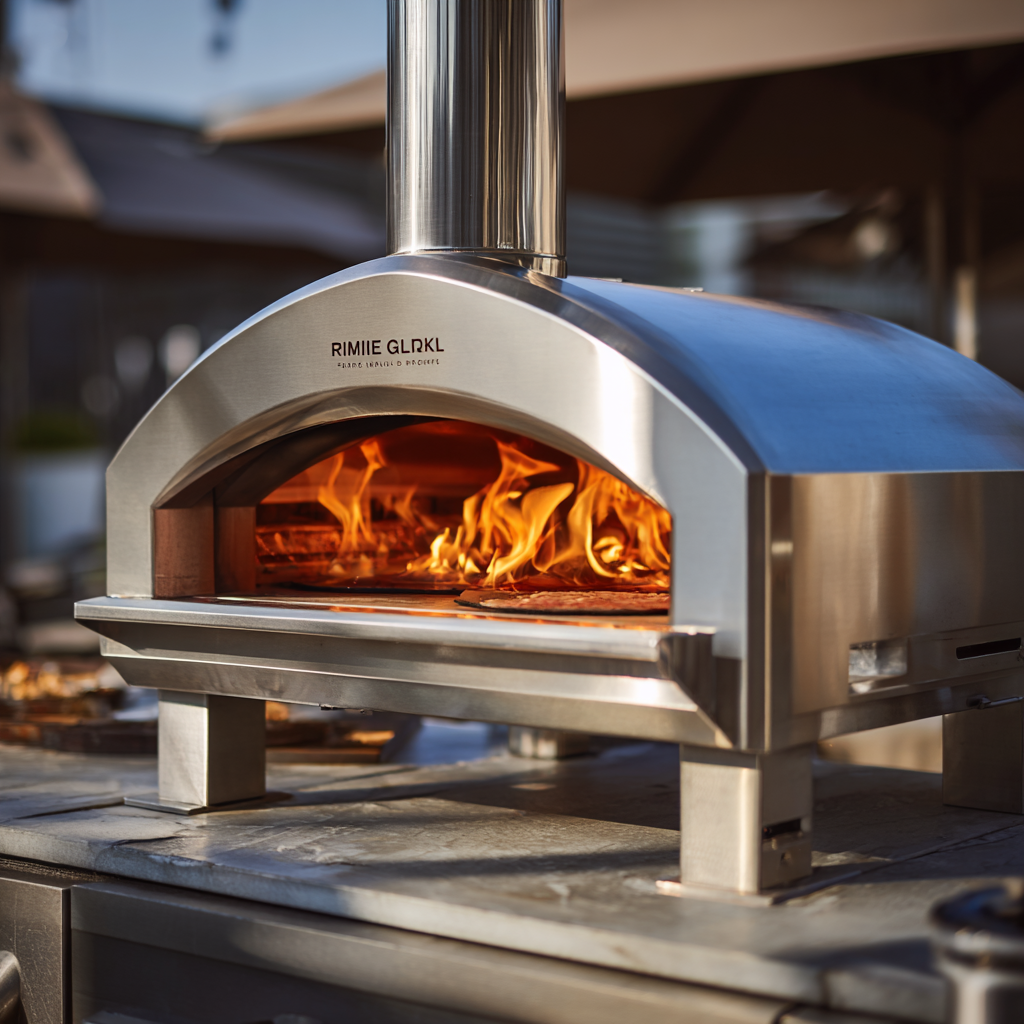 30-Inch Freestanding Hybrid Gas & Wood-Fired Pizza Oven