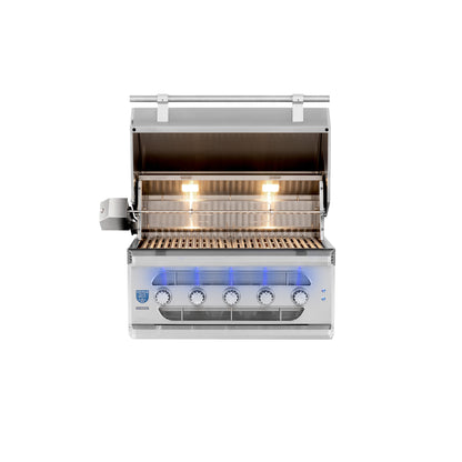 Muscle - 36" Freestanding Hybrid Grill  - Liquid Propane