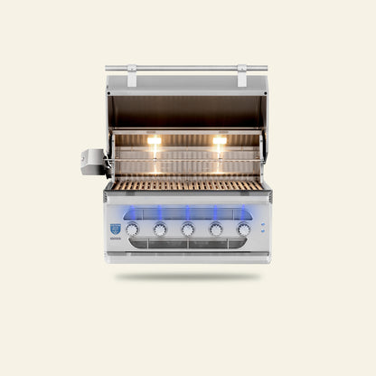 Muscle - 36" Freestanding Hybrid Grill  - Liquid Propane
