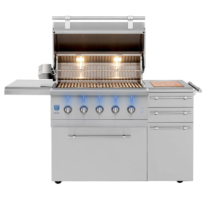 Encore - 36"Freestanding Hybrid Grill - Liquid Propane
