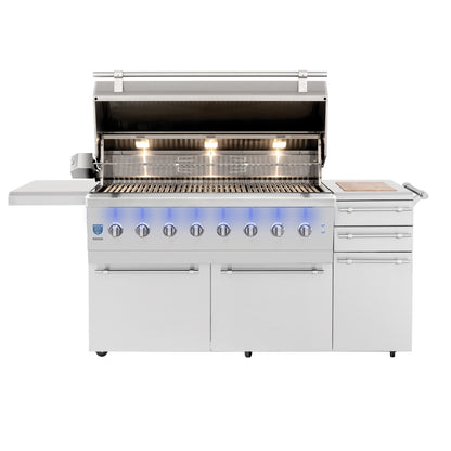 Encore - 54" Built-in Hybrid Grill - Natural Gas