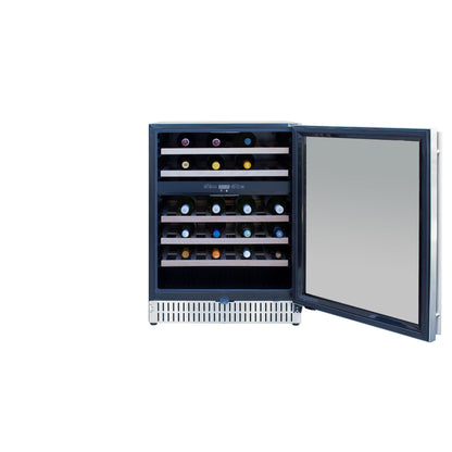 24" Outdoor Rated Dual Zone Wine Cooler