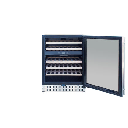 24" Outdoor Rated Dual Zone Wine Cooler
