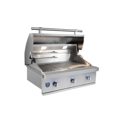 Atlas 36" Built-in Grill with Briquette Trays - Liquid Propane