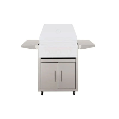 TrueFlame 25" 3 Burner Gas Grills (including E Series) Deluxe Cart with Fold-Down Side Shelves