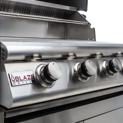 TrueFlame 32" 4-Burner Freestanding Liquid Propane Grill with Deluxe Cart