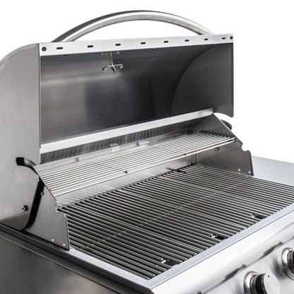 TrueFlame 32" 4-Burner Freestanding Liquid Propane Grill with Deluxe Cart