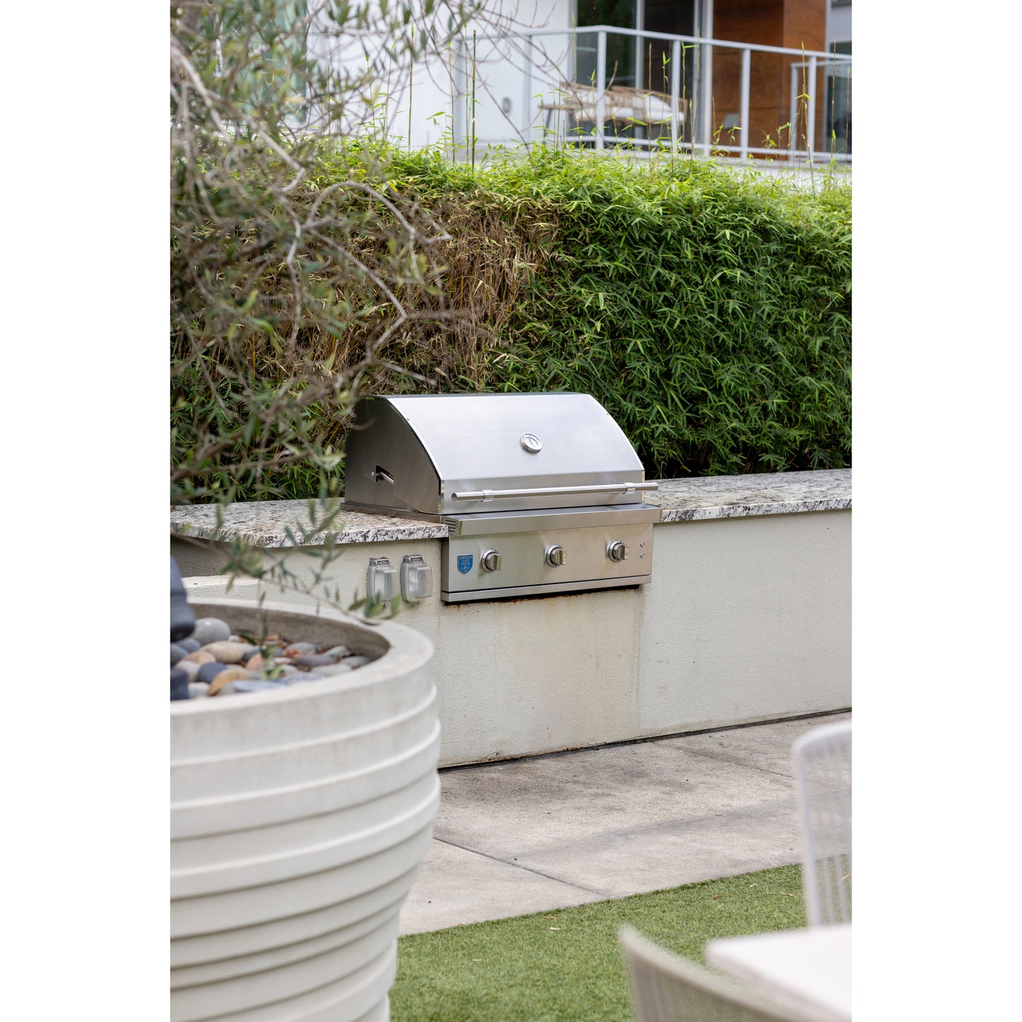American Made Grills Atlas 36" Built-in Grill with Briquette Trays - Liquid Propane