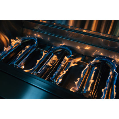 Atlas 36" Built-in Grill with Briquette Trays - Liquid Propane