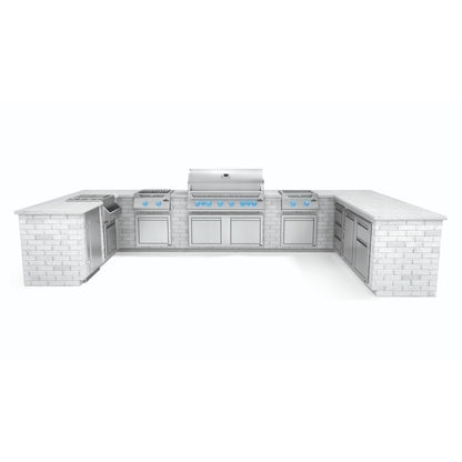 Napoleon Built-In 700 Series 44" Liquid Propane Grill with Dual Infrared Rear Burners - Stainless Steel