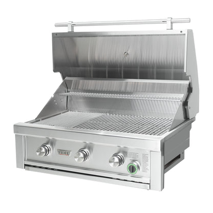 The Outdoor Plus Videl 36" Commercial Grill – 3 Burner w/ 1-Hour Safety Timer