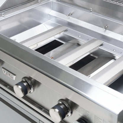 The Outdoor Plus Videl 36" Commercial Grill – 3 Burner w/ 1-Hour Safety Timer