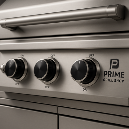 Patton 42 Inch Natural Gas Hybrid Dual Zone Charcoal/Wood Burning Grill