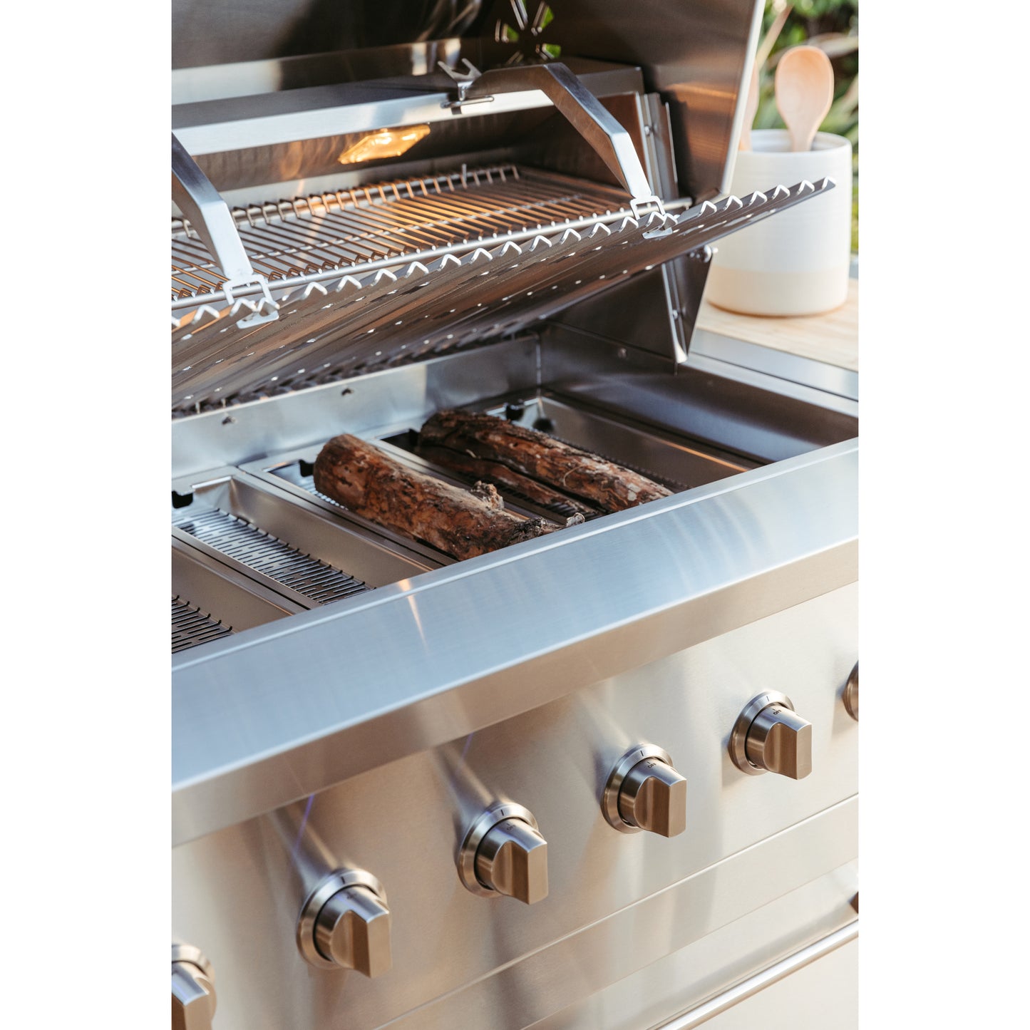 American Made Grills Encore 54" Freestanding Hybrid Grill - Natural Gas