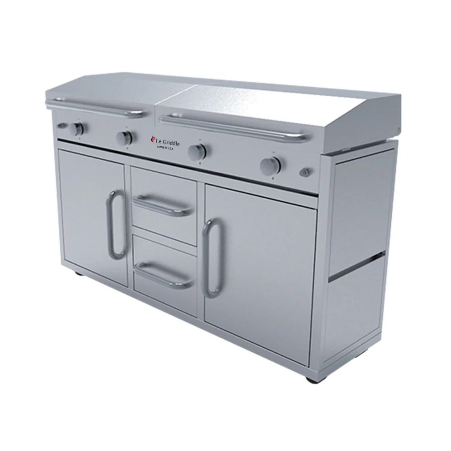 The Grand Texan - 4 Burner Natural Gas (Cart Included) by Le Griddle