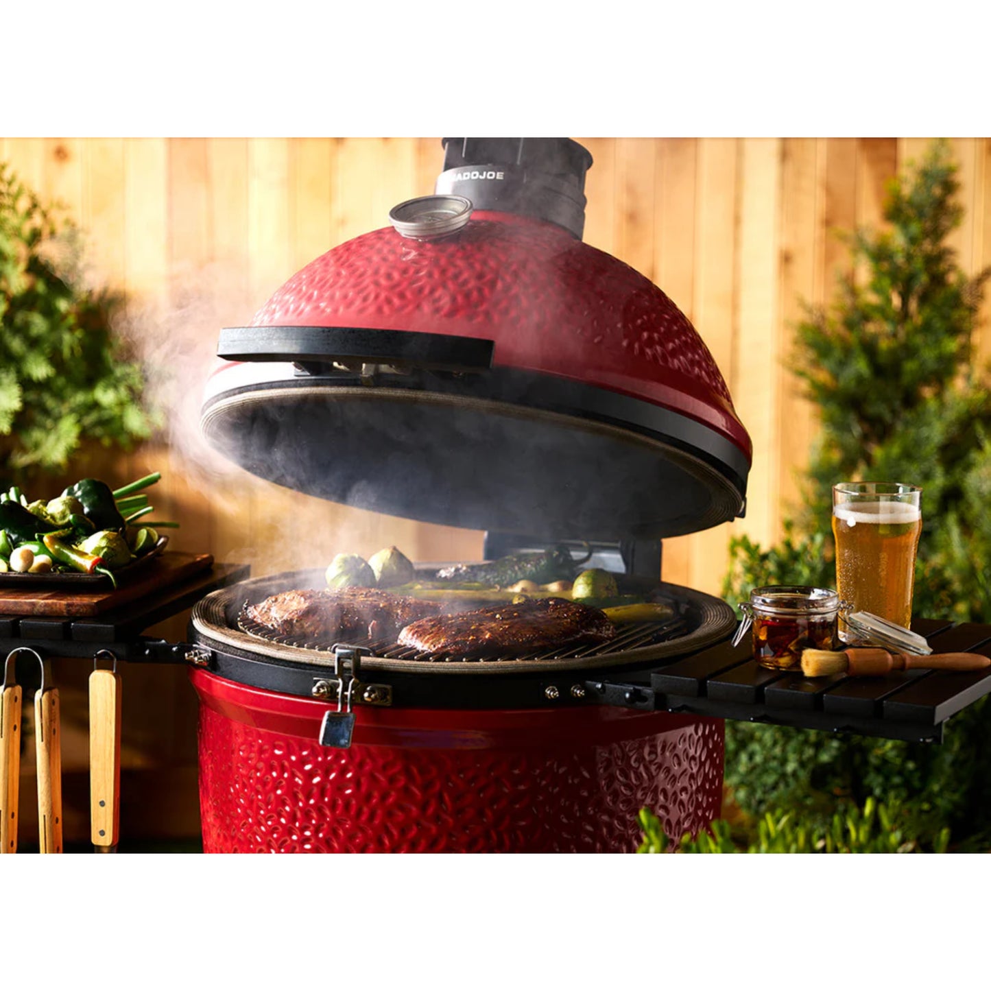 Kamado Joe Big Joe™ Konnected Joe™ 24-Inch WiFi Digital Charcoal Grill & Smoker with Cart