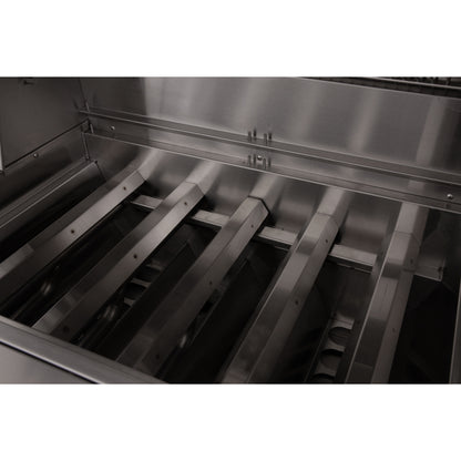 Muscle - 54" Freestanding Hybrid Grill - Liquid Propane