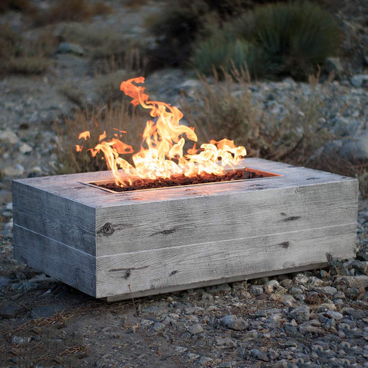 The Outdoor Plus Coronado Wood Grain Fire Pit 48x28" (OPT-COR48x)