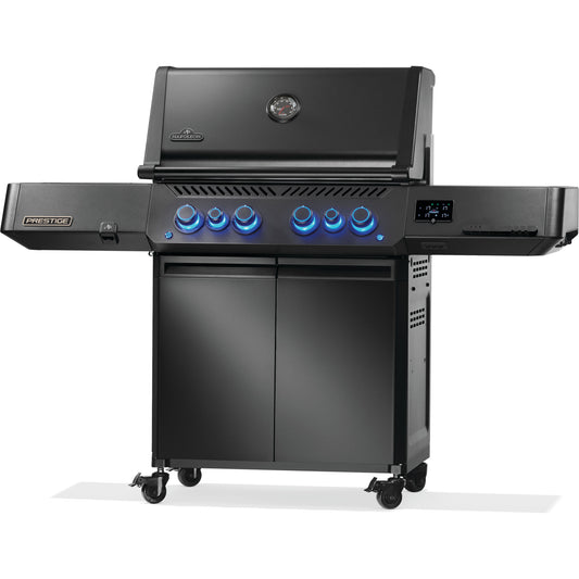 Napoleon Grill Phantom Prestige® 500 Connected, Natural Gas Grill with Infrared Side and Rear Burner, Matte Black