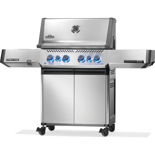 Napoleon Grill Prestige® 500 Propane Gas Grill with Infrared Side and Rear Burner, Stainless Steel