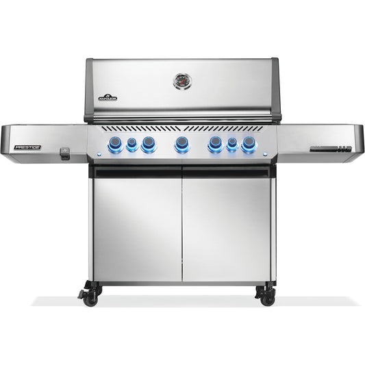 Napoleon Grill Prestige® 665 Natural Gas Grill with Infrared Side and Rear Burner, Stainless Steel