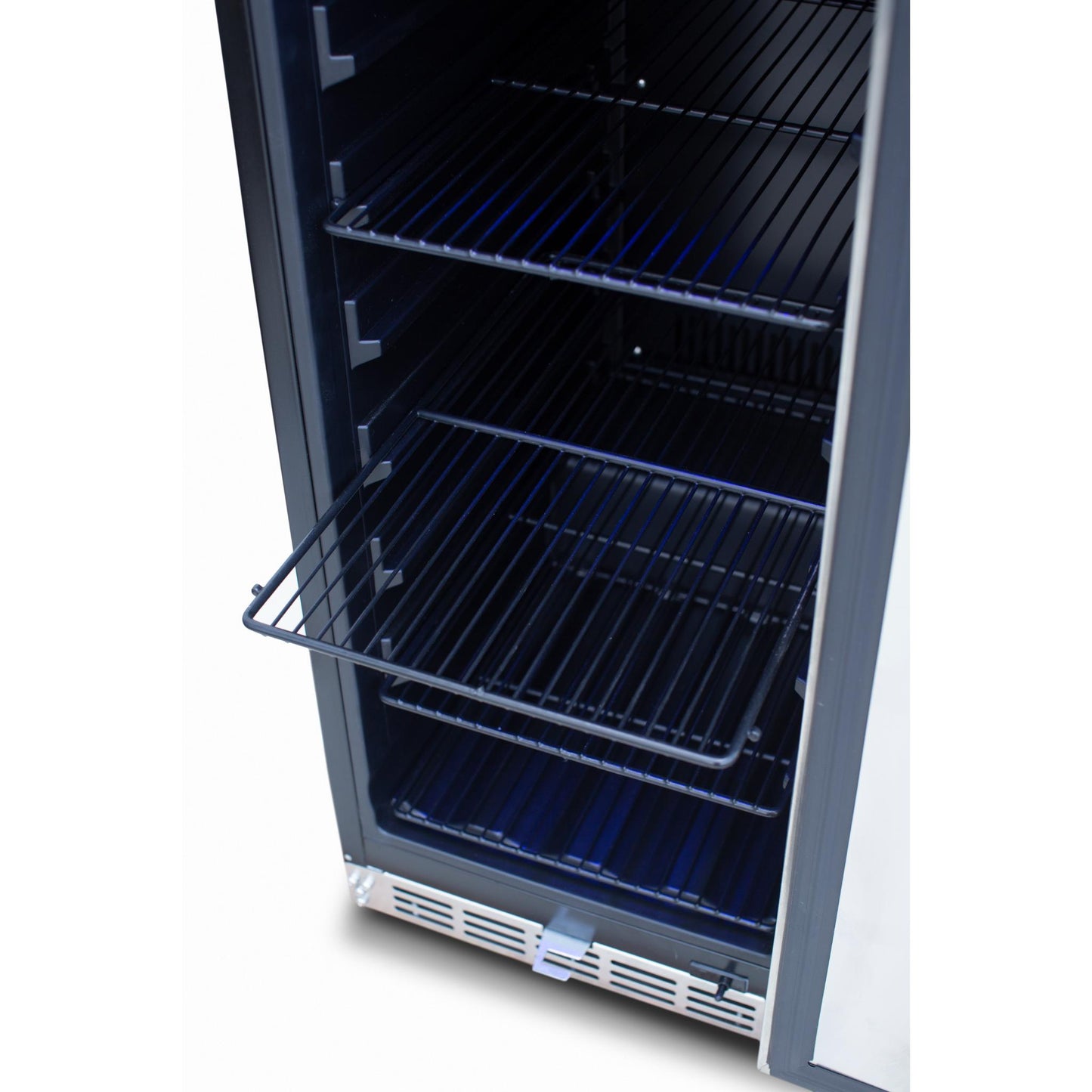 15" Outdoor Rated Refrigerator with Glass Door and Stainless Steel Handle