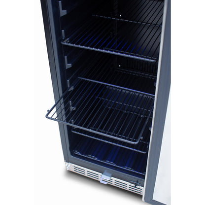 15" Outdoor Rated Refrigerator with Glass Door and Stainless Steel Handle