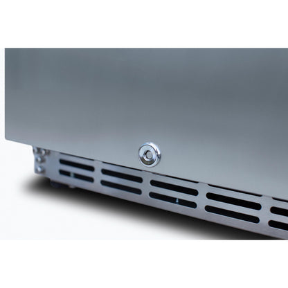 15" Outdoor Rated Refrigerator with Stainless Steel Door and Handle