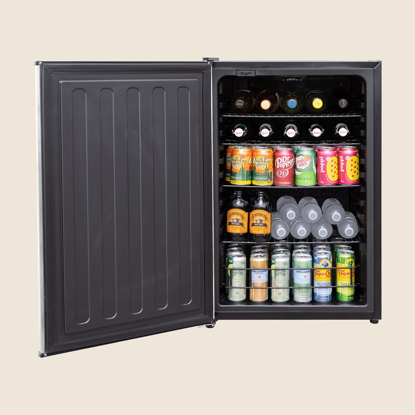 Summerset Grills 22" 4.3 Cu. Ft. Outdoor Rated Compact Refrigerator with Reversible Door