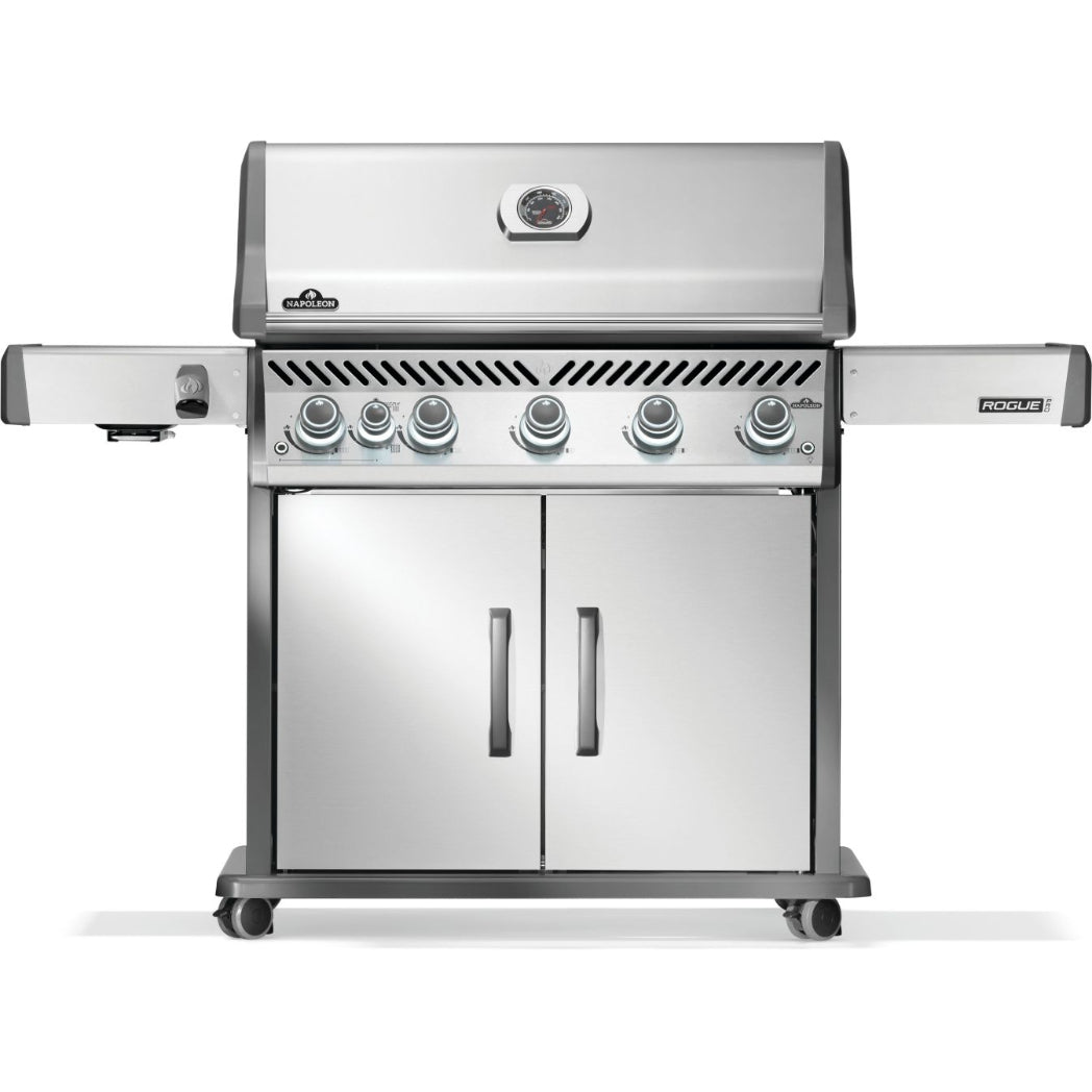 Napoleon Rogue PRO 625 Liquid Propane with Infrared Side Burner - Stainless Steel