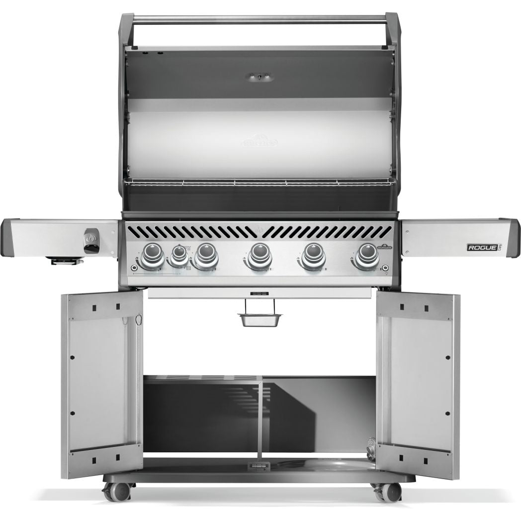 Napoleon Rogue PRO 525 Natural Gas Grill with Infrared Side Burner - Stainless Steel