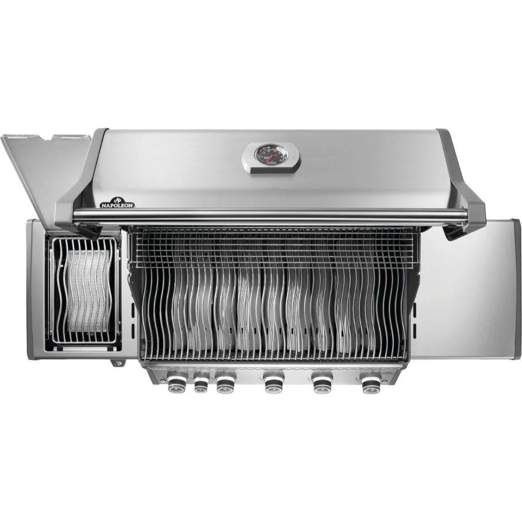 Napoleon Rogue PRO 525 Propane Grill with Infrared Side Burner - Stainless Steel