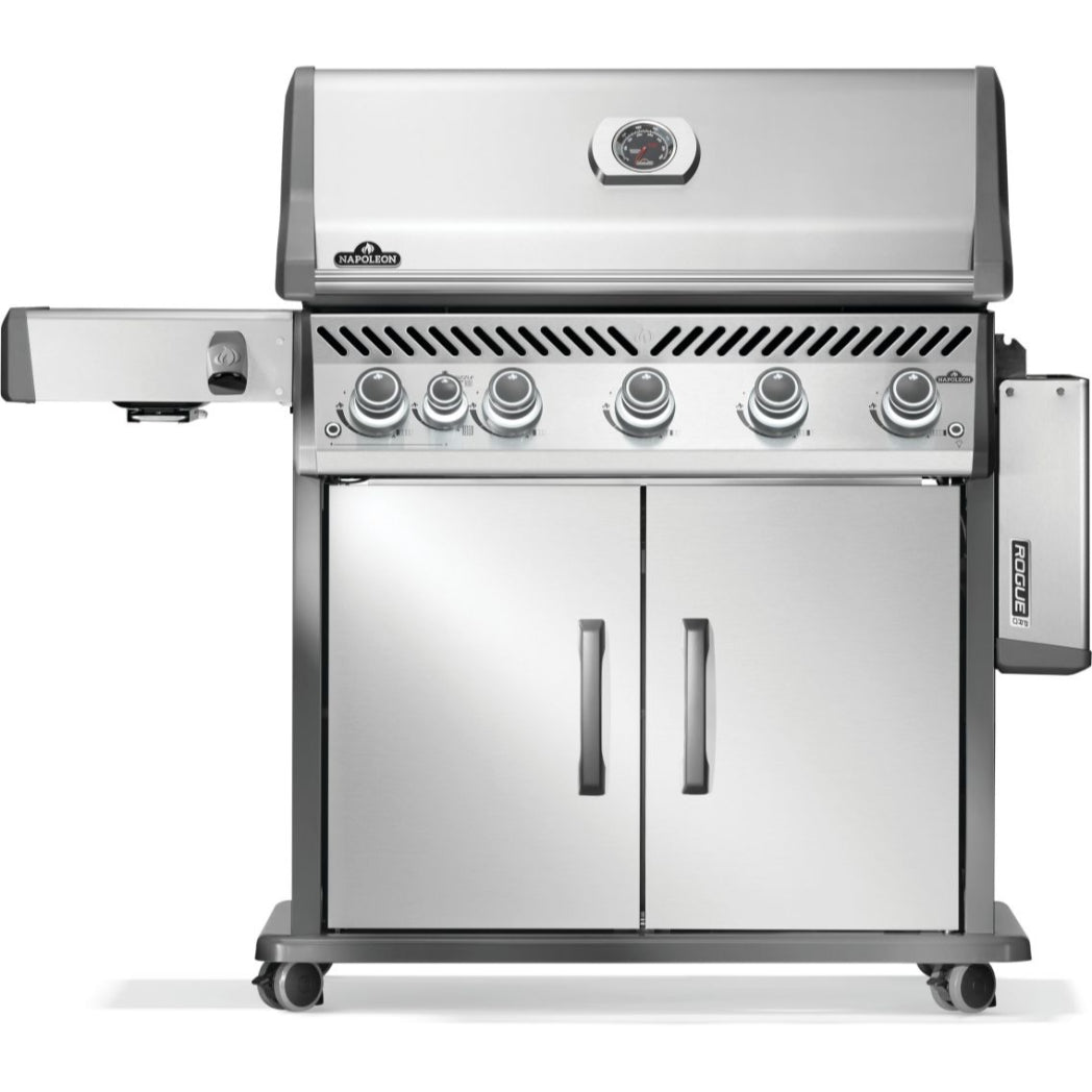 Napoleon Rogue PRO 625 Liquid Propane with Infrared Side Burner - Stainless Steel