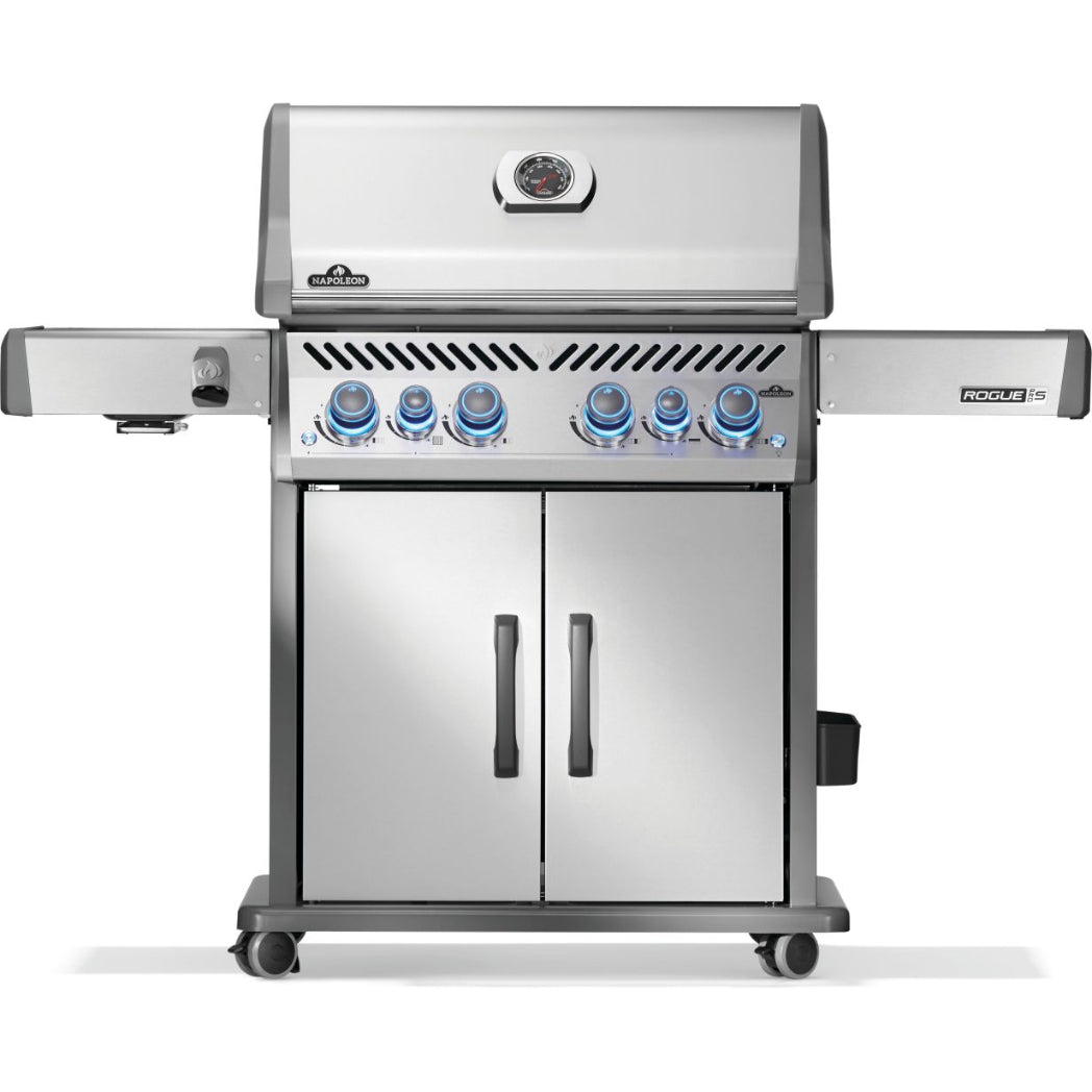 Napoleon Rogue PRO-S 525 Natural Gas Grill with Infrared Side and Rear Burners - Stainless Steel