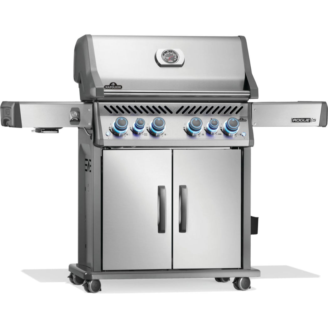 Napoleon Rogue PRO-S 525 Natural Gas Grill with Infrared Side and Rear Burners - Stainless Steel