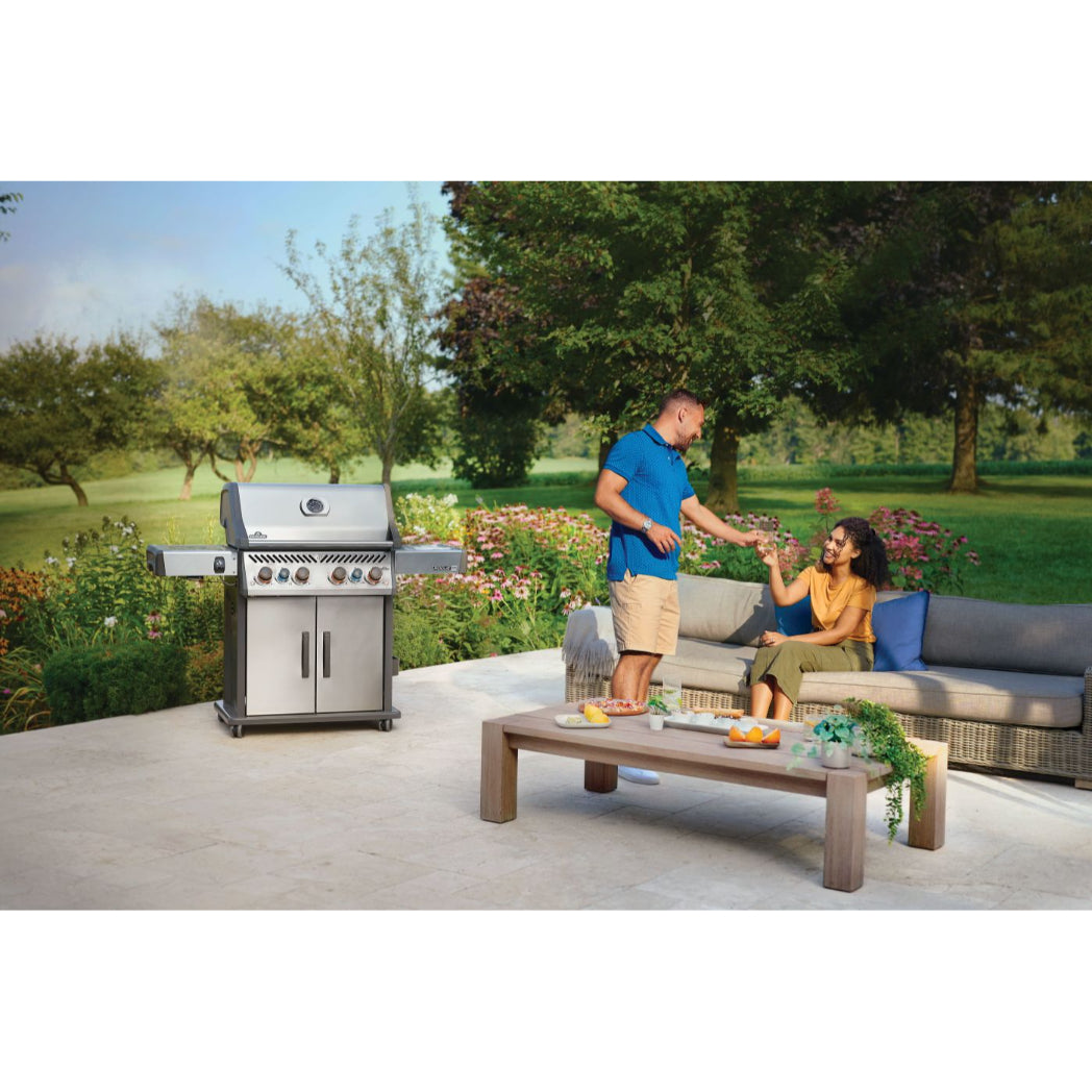 Napoleon Rogue PRO-S 525 Natural Gas Grill with Infrared Side and Rear Burners - Stainless Steel