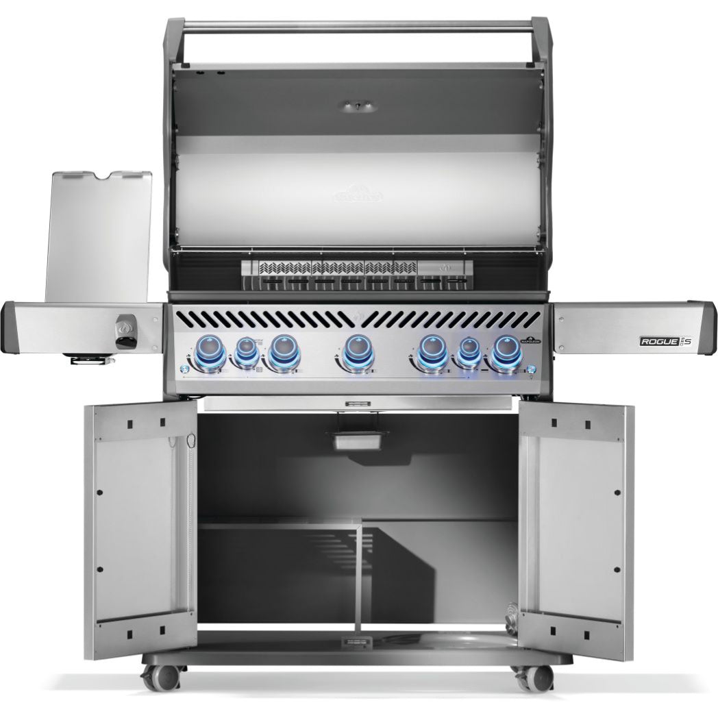 Napoleon Rogue PRO-S 625 Liquid Propane Grill with Infrared Side and Rear Burners - Stainless Steel